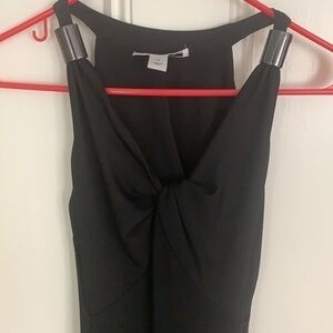 floor length Kenneth Cole black dress